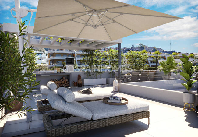 2 and 3-bedroom Golf Flats in a Complex with Pool in Finestrat 7