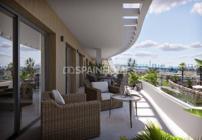 2 and 3-bedroom Golf Flats in a Complex with Pool in Finestrat 6