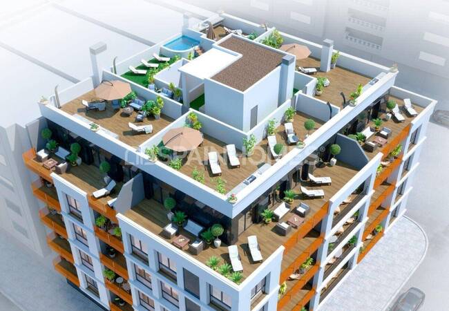 Flats in a Beachside Complex with Pool in Torrevieja Alicante 8