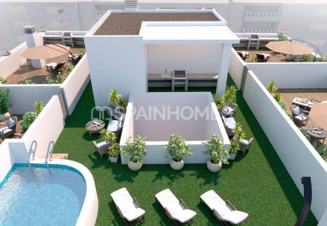 Flats in a Beachside Complex with Pool in Torrevieja Alicante 11