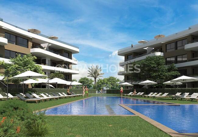 Flats Near the Beach and Golf Course in Punta Prima Alicante
