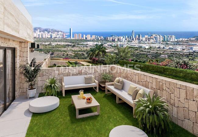 2-bedroom Flats in a Complex with Swimming Pool in Finestrat 10