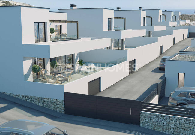 Elegante Häuser Mit Meerblick Und Privaten Pools In Finestrat 15