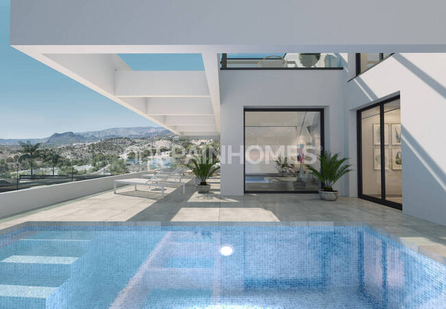 Elégantes Maisons Vue Mer Avec Piscines Privées À Finestrat 3