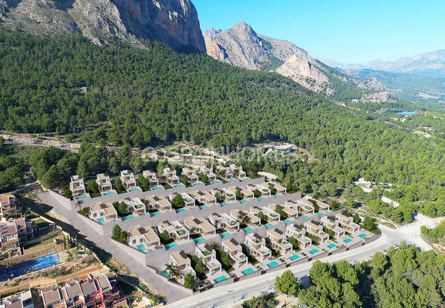 Elegant Detached Homes with a Pool in Polop Costa Blanca 16