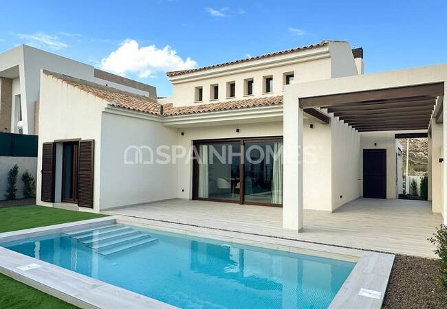 La Finca Resort Algorfa'da Havuzlu Modern 3 Yatak Odalı Evler 1