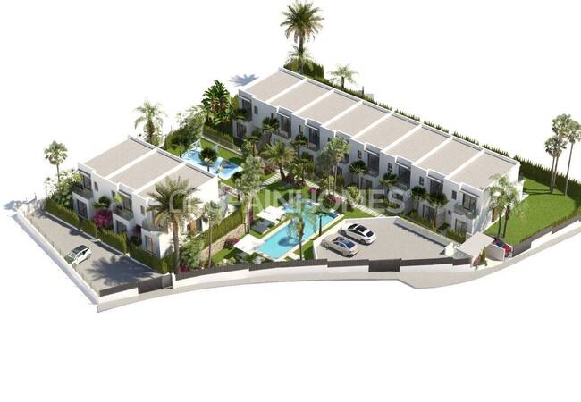 Eleganta 3-sovrumshus I Finestrat Med Pool & Trädgård 7