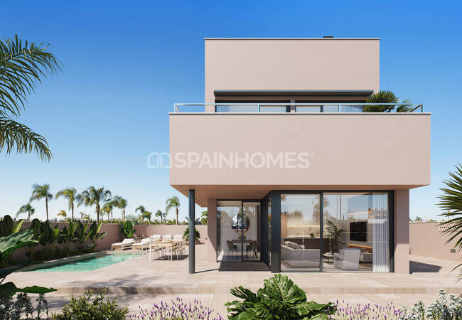 Custom House with Sea Views and Pool in Torre De La Horadada Alicante 1