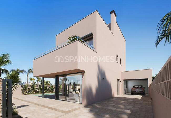 Custom House with Sea Views and Pool in Torre De La Horadada Alicante 2