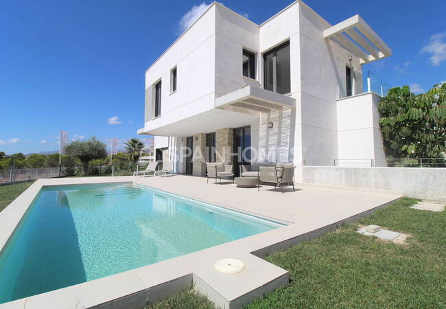 Lyxiga Hus Med Havsutsikt Till Salu I Finestrat 1