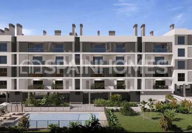 Elegante Wohnungen Mit Pool Und Privatem Parkplatz In Alicante