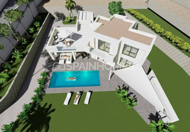 Élégante Villa 4 Chambres Avec Vue Sur La Mer À Calpe, Alicante 2
