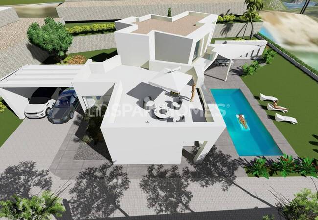 Élégante Villa 4 Chambres Avec Vue Sur La Mer À Calpe, Alicante 3