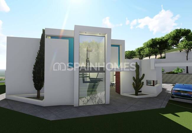 Élégante Villa 4 Chambres Avec Vue Sur La Mer À Calpe, Alicante 4
