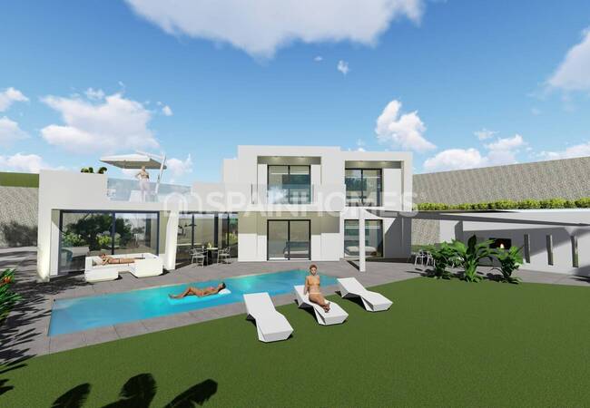 Elegante 4-schlafzimmer-villa Mit Meerblick In Alicante, Calpe