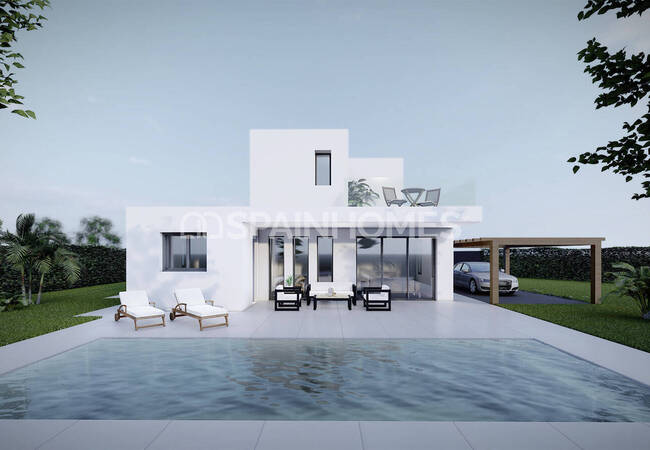 Calpe'de Havuzlu ve Manzaralı Şık Villa 1
