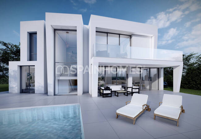 Elegante Villa De 4 Dormitorios Con Piscina En Calpe