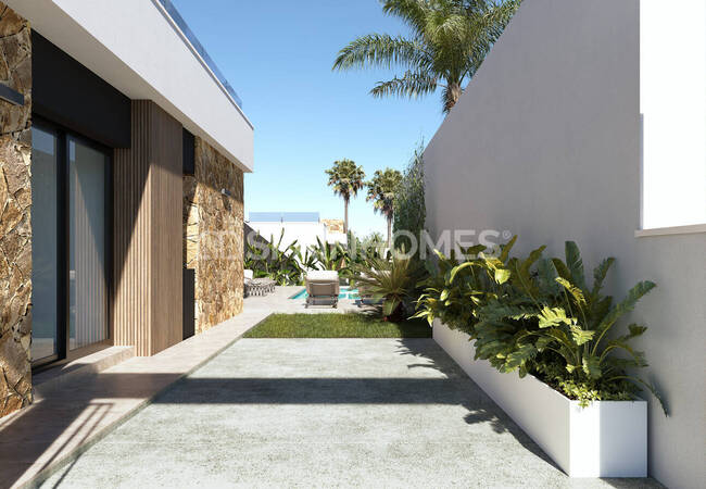 Moderna Hus Med Pool Och Takterrass I Ciudad Quesada 5