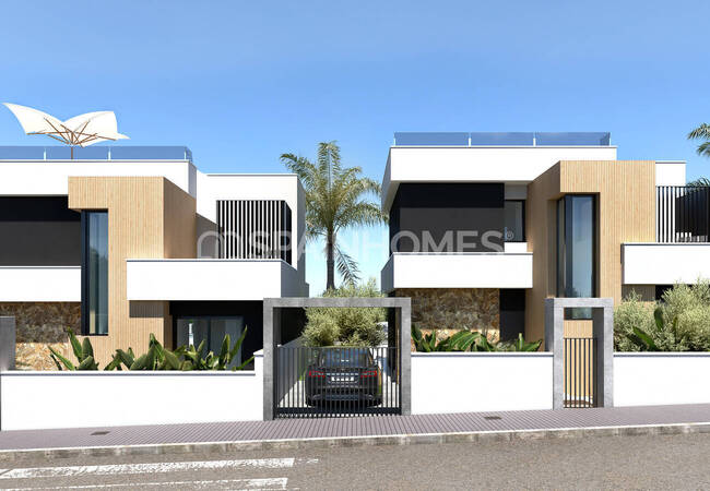 Moderna Hus Med Pool Och Takterrass I Ciudad Quesada 9