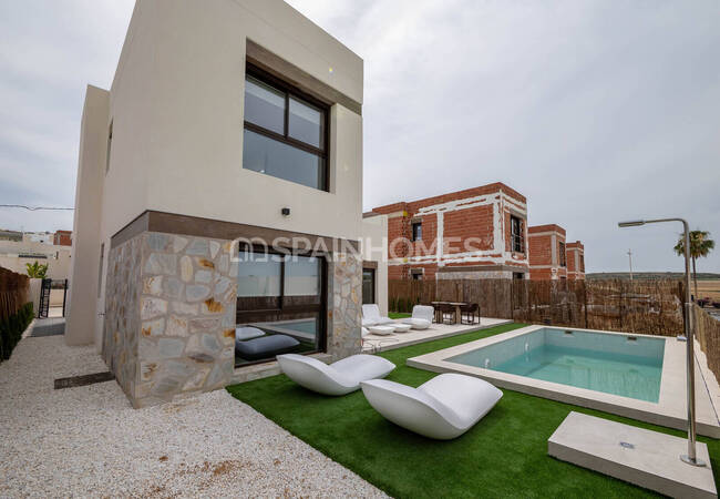Stilvolle Mediterrane Häuser Mit Blick Auf Golf Und Natur In Algorfa