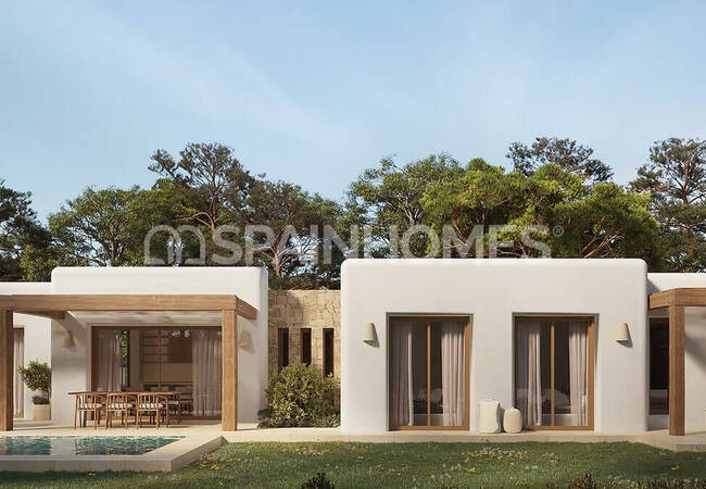 Modernas Casas Mediterráneas Con Piscina En Benissa Alicante 1