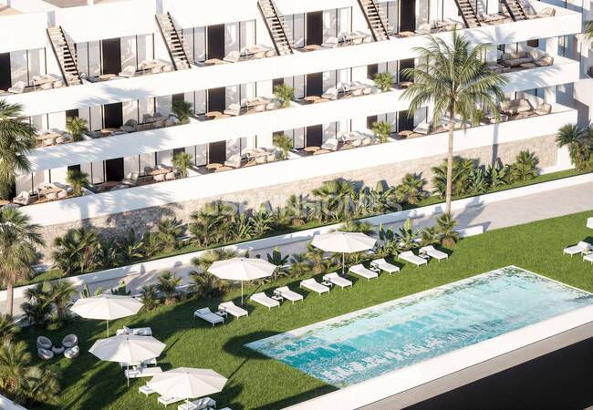 Finestrat, Costa Blanca'da Deniz Manzaralı Şık Daireler 4