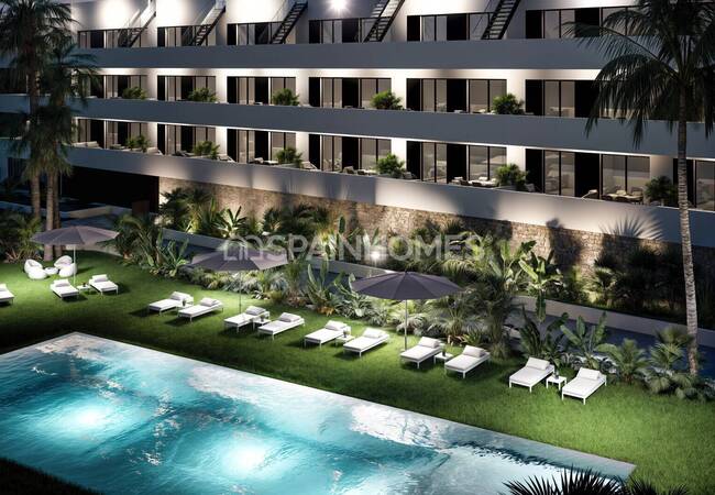 Finestrat, Costa Blanca'da Deniz Manzaralı Şık Daireler 9