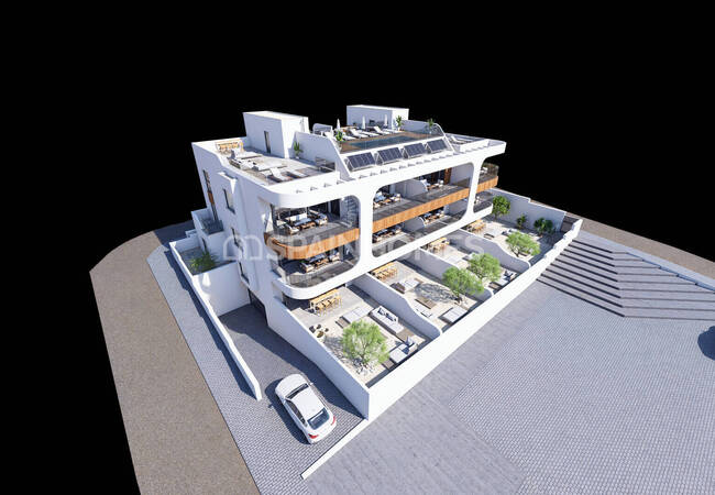 شقق واسعة مع مسبح على السطح في بنيوفار 8