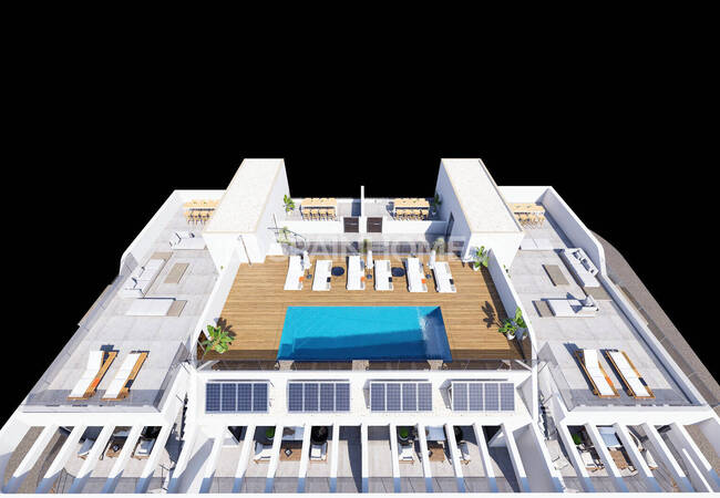 شقق واسعة مع مسبح على السطح في بنيوفار 12