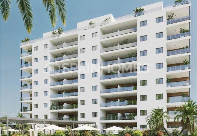 Zeitgenössische Wohnungen Mit Pools In Benidorm An Der Costa Blanca