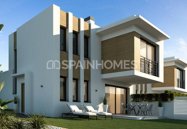 Freistehende Häuser In Wohnanlage Mit Pool In Denia