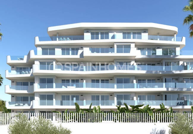 Pilar De La Horadada'da Mobilyalı Deniz Manzaralı Daireler 3