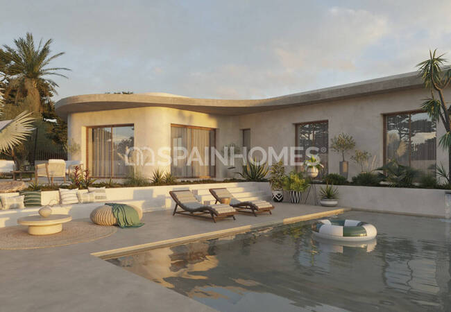 Casa Con Piscina Y Vistas Panorámicas Al Valle En La Marina 1