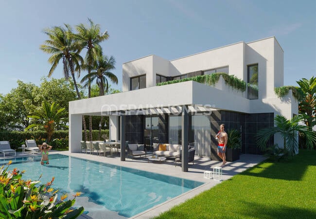 Villas Avec Piscines Et Vue Sur La Mer À Finestrat Alicante 5