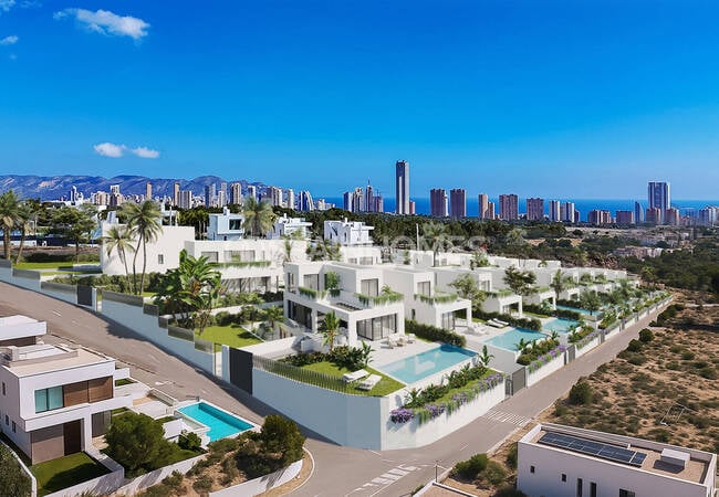 Villas Avec Piscines Et Vue Sur La Mer À Finestrat Alicante 3