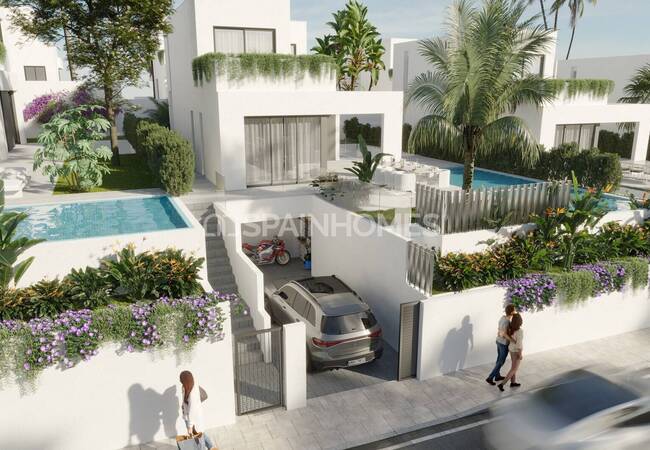 Villas Avec Piscines Et Vue Sur La Mer À Finestrat Alicante 7