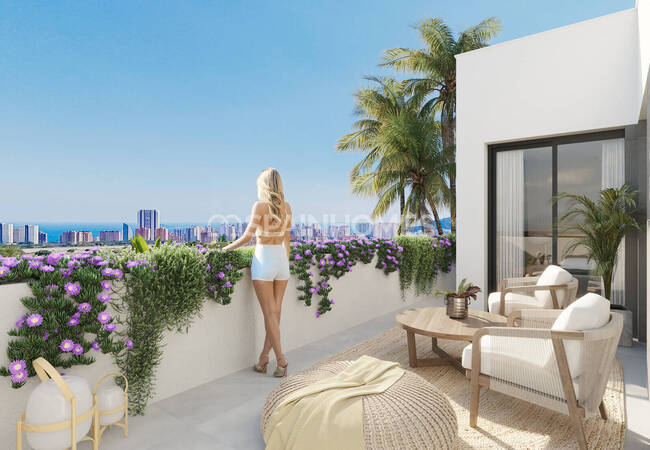 Villas Avec Piscines Et Vue Sur La Mer À Finestrat Alicante 10