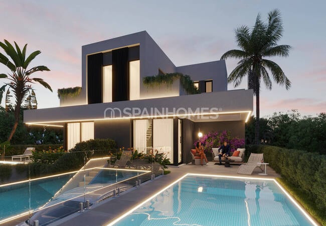Villas Avec Piscines Et Vue Sur La Mer À Finestrat Alicante 4
