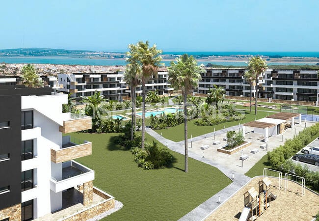 Appartements Elégants De 2 Chambres Avec Piscine Commune À Torrevieja