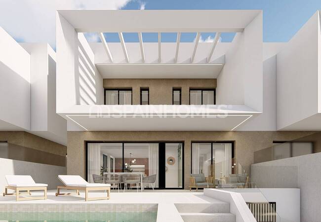 Maisons Élégantes Avec Piscine À Dolores Alicante 1