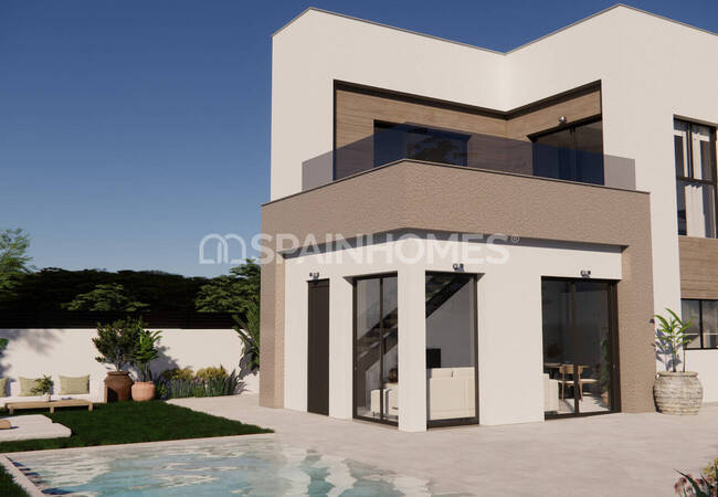 Casas De 3 Dormitorios Con Piscina Privada En Orihuela, Alicante 3