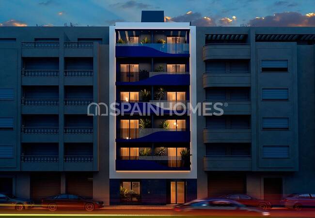 Torrevieja Alicante'de Denize 200 M Mesafede Şık Daireler 4