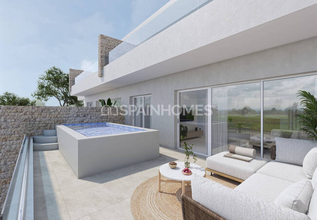 Hus Med Privata Pooler Och Trädgårdar I Pilar De La Horadada 3