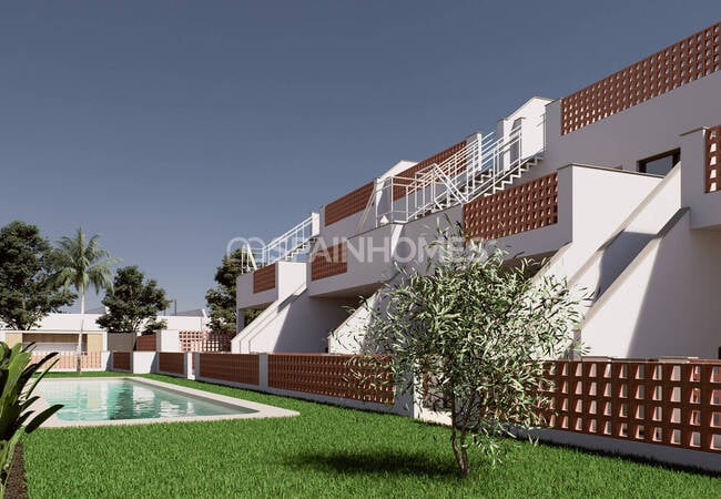 Helle Wohnungen Mit Solarium Und Garten In Pilar De La Horadada