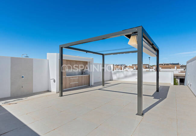 شقق مشرقة مع شرفات للتشمس وحدائق في بيلار دي لا هورادا 9