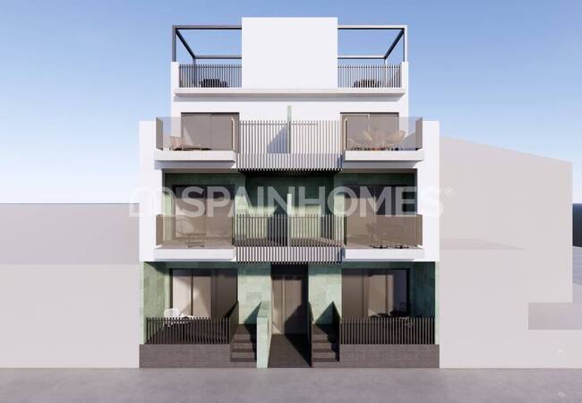 Torre De La Horadada'da Denize 200 M Mesafedeki Sitede Daireler