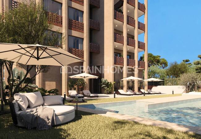 3-bed Flats in a Seaside Complex with Pool in Villajoyosa