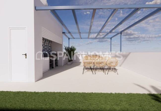 Alicante Pilar De La Horadada’da Plaja 200 M Mesafede Daireler 13