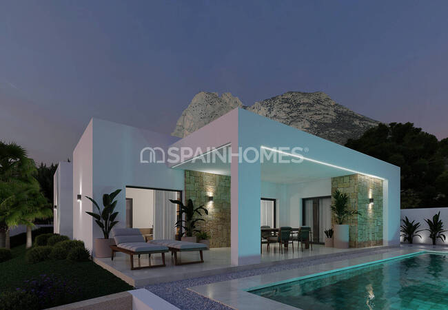 Eleganta Villor Med Pool I Finestrat Alicante 3
