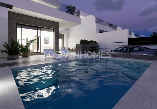 منازل حديثة من 3 غرف نوم مع مسبح خاص في دولوريس 10